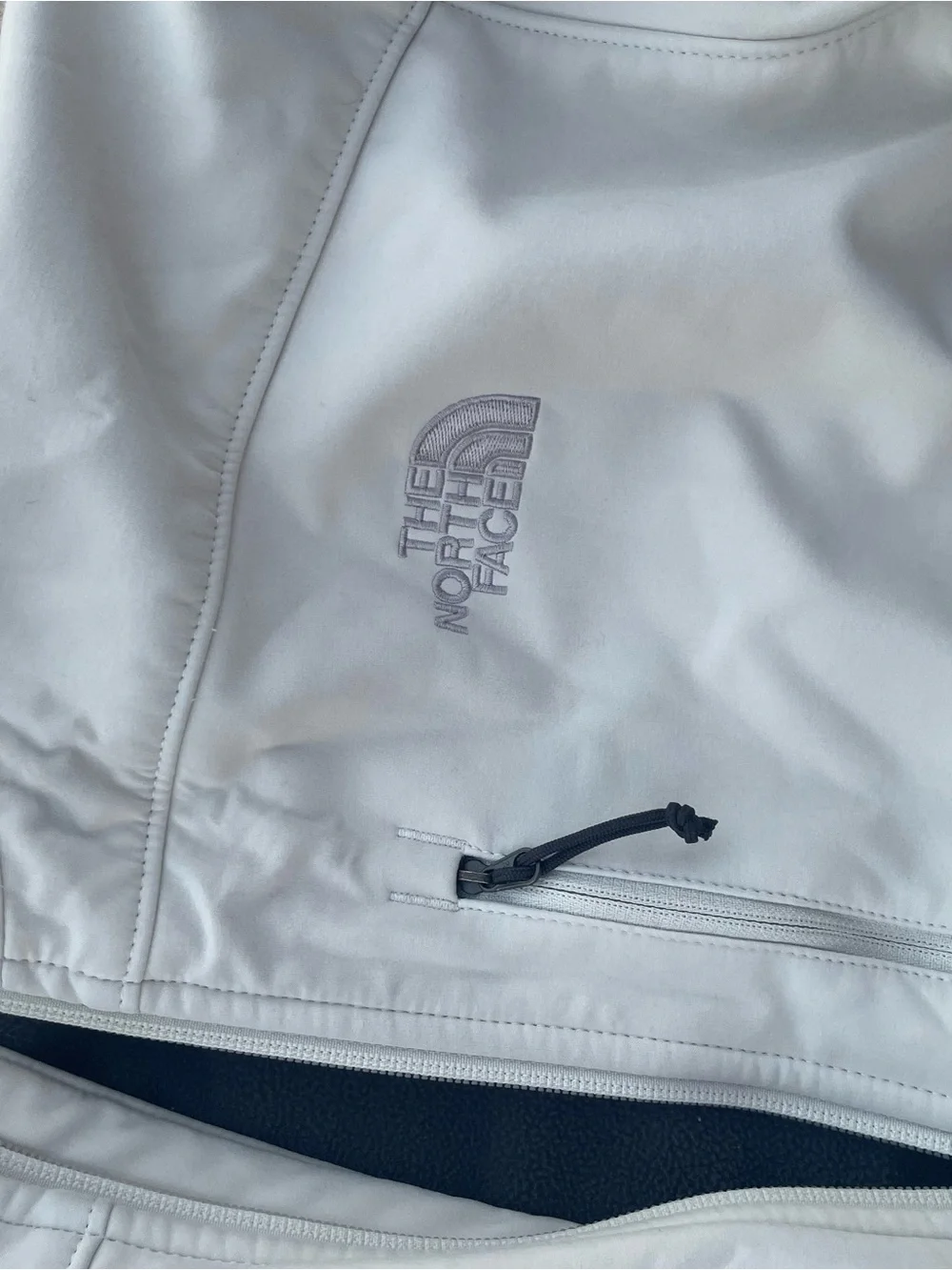 The North Face White Softshell Jacket